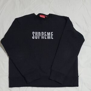 Supreme Black Crewneck Sweater